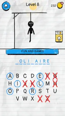 Hangman – Word Puzzle & Brain Exercise Games android App screenshot 6